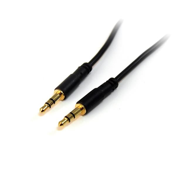 StarTech.com 10 ft Slim 3.5mm Stereo Audio Cable - M/M  - Computer Cables - StarTech.com