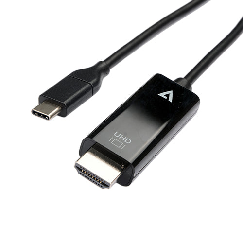 V7 V7UCHDMI-2M video cable adapter USB Type-C HDMI Black  - Computer Cables - V7