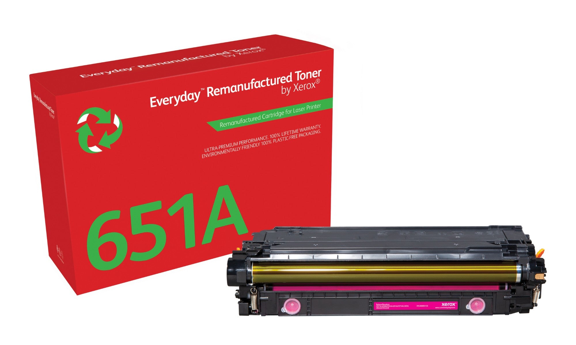 Everyday™ Magenta Toner by Xerox compatible with HP 651A/ 650A/ 307A (CE343A/CE273A/CE743A)