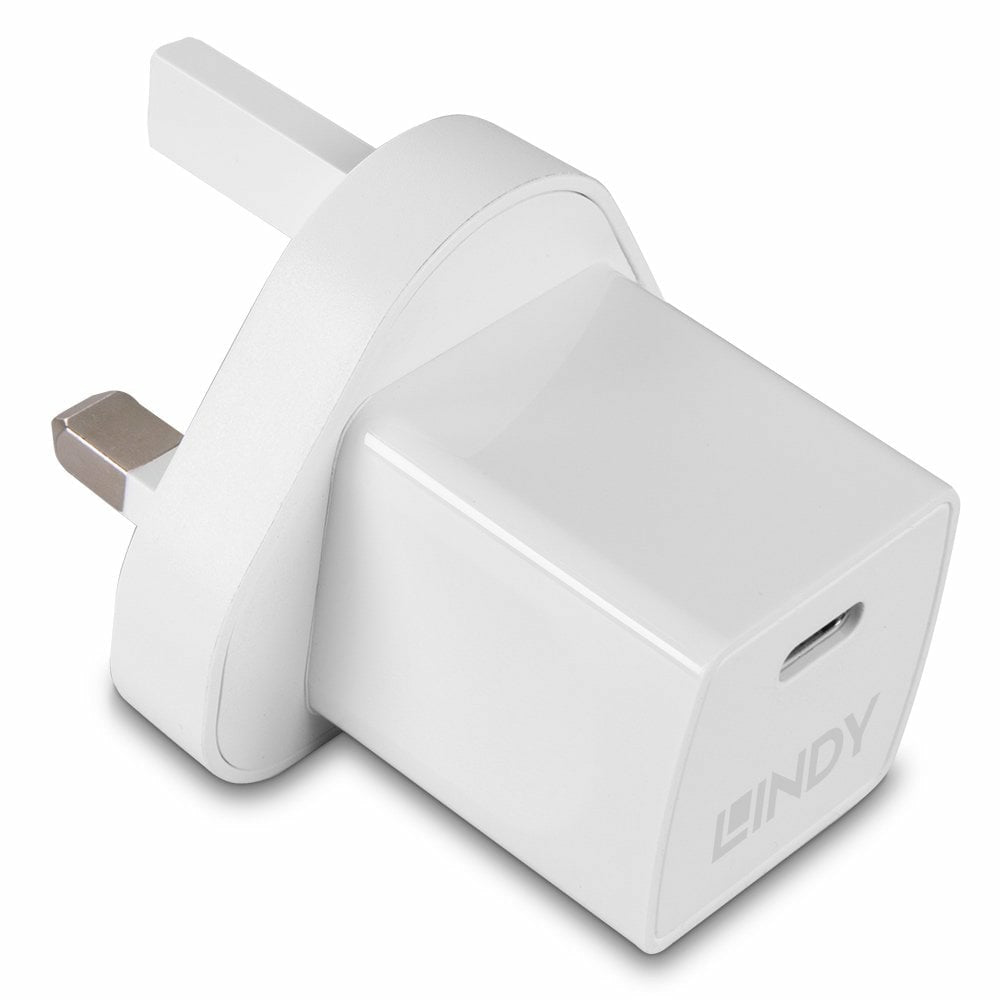 Lindy 20W USB Type C GaN Charger  - Batteries & Power Supplies - Lindy