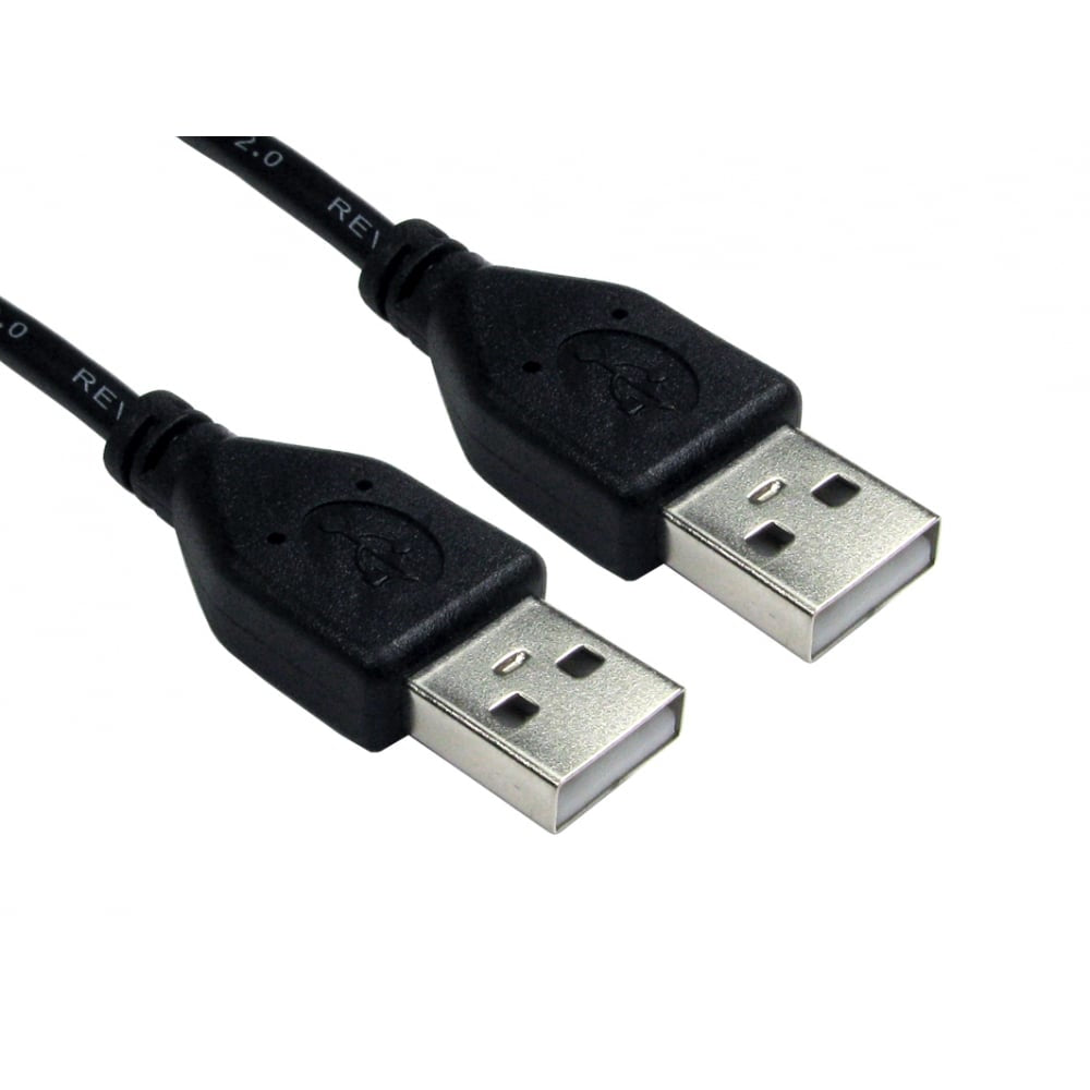 Cables Direct 99CDL2-0122 USB cable 2 m USB 2.0 USB A Black  - Computer Cables - Cables Direct