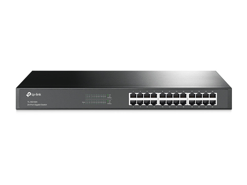 TP-Link TL-SG1024 network switch Unmanaged L2 Gigabit Ethernet (10/100/1000) Black