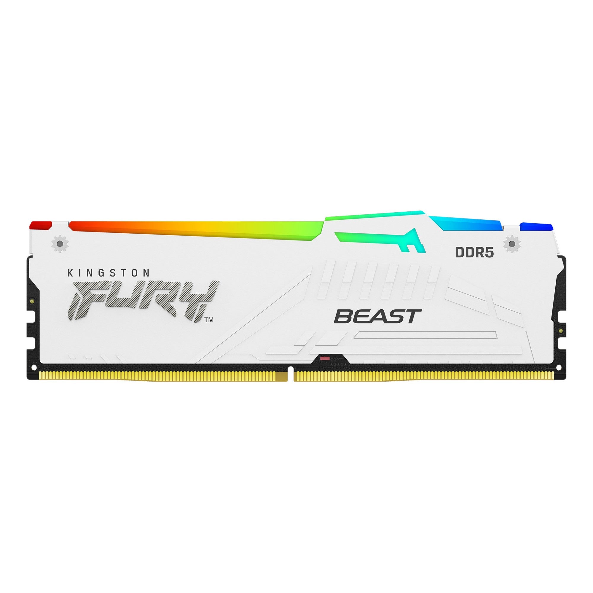 Kingston Technology FURY Beast 16GB 5200MT/s DDR5 CL36 DIMM White RGB EXPO