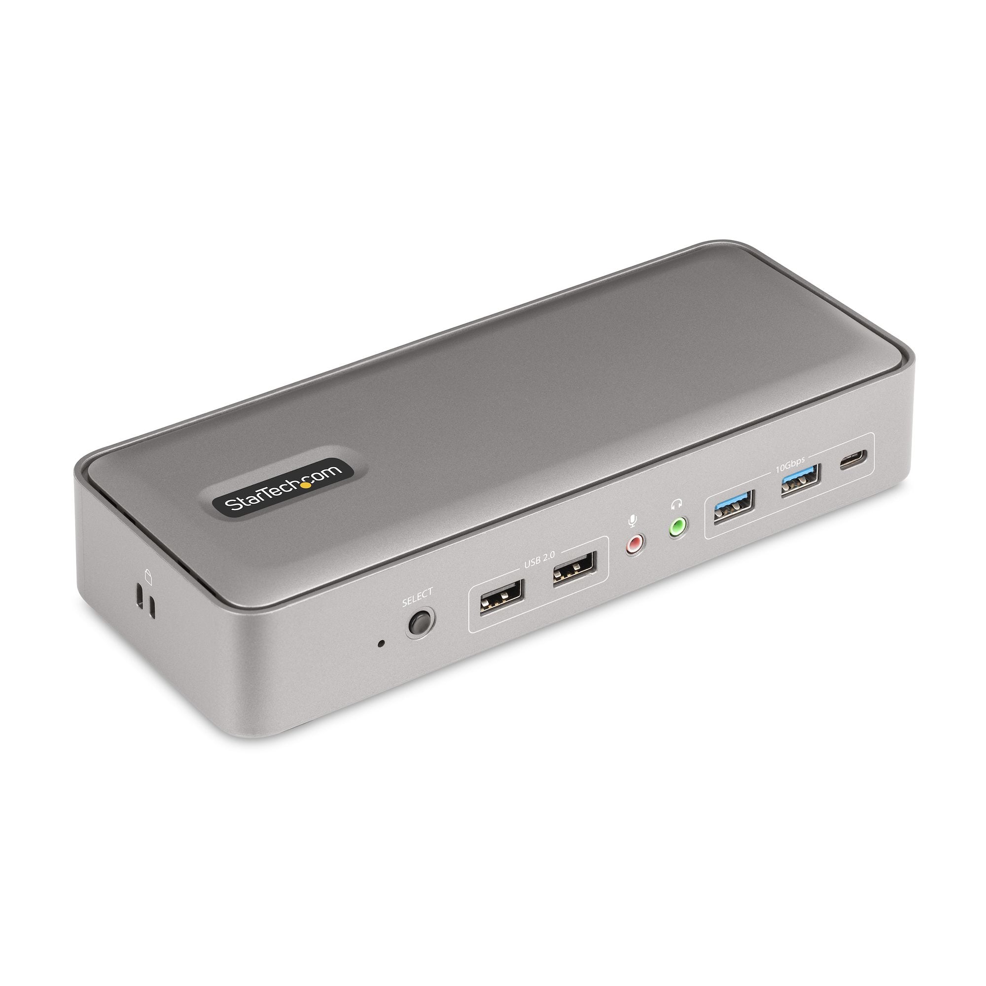 StarTech.com Dual-Laptop USB-C KVM Docking Station, Dual Monitor 4K 60Hz DisplayPort Dock, 5-Port USB Hub, GbE, 90W/45W Power Delivery to Two Laptops, Windows/Mac, 2-Host KVM Dock  - Data Input Devices - StarTech.com