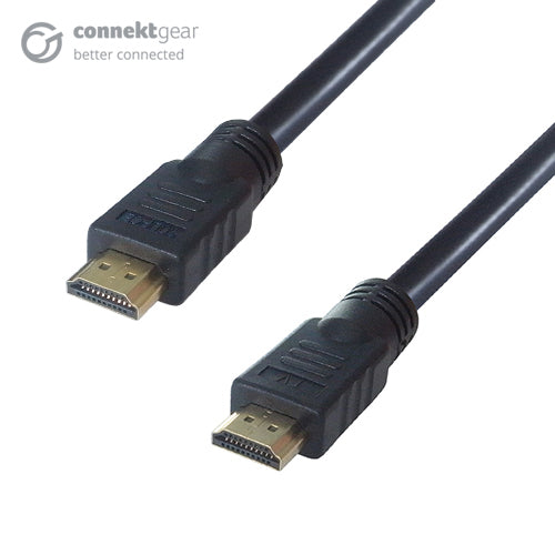 20m HDMI V2.0 4K UHD Active Connector Cable - Male to Male Gold Connectors + Ferrite Cores
