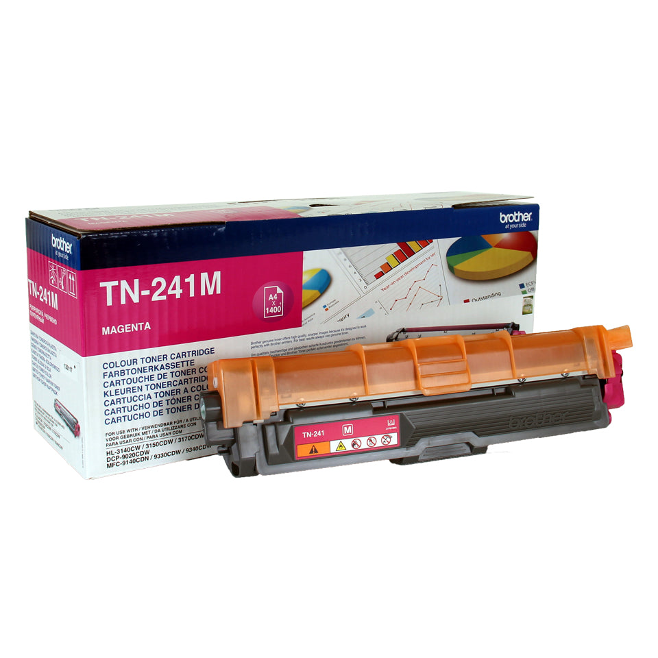 Brother TN-241M Toner-kit magenta, 1.4K pages ISO/IEC 19798 for Brother HL-3140  - Printers & Scanners - Brother