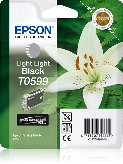 Epson C13T05994010/T0599 Ink cartridge light light black, 520 pages 13ml for Epson Stylus Photo R 2400