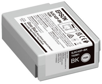 Epson C13T52M140/SJIC-42-P-BK Ink cartridge black glossy 50ml for Epson CW C 4000 BK