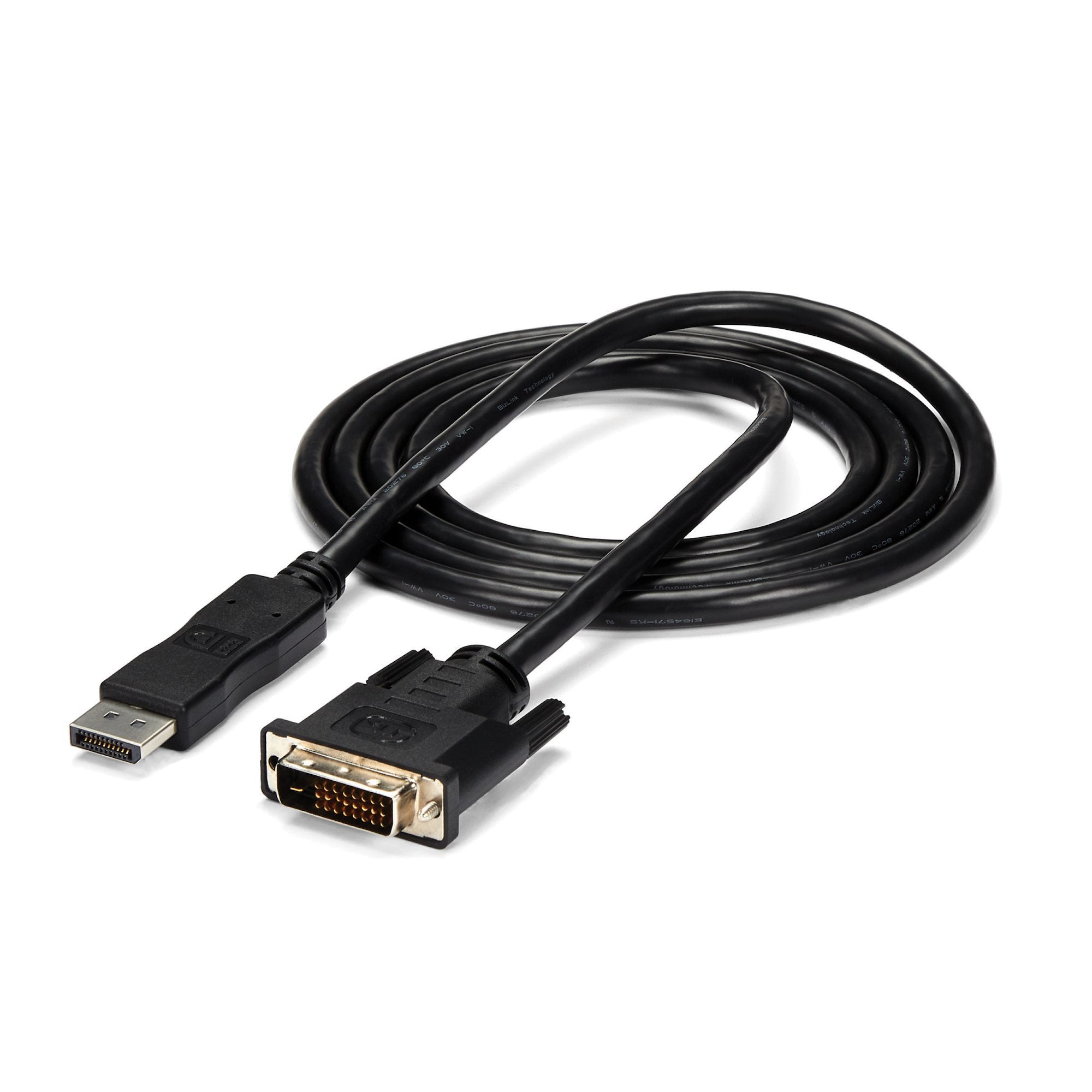StarTech.com 6ft (1.8m) DisplayPort to DVI Cable, DisplayPort to DVI Adapter Cable, Passive DP to DVI-D Video Converter, 1080p - Replaced by DP2DVI2MM6