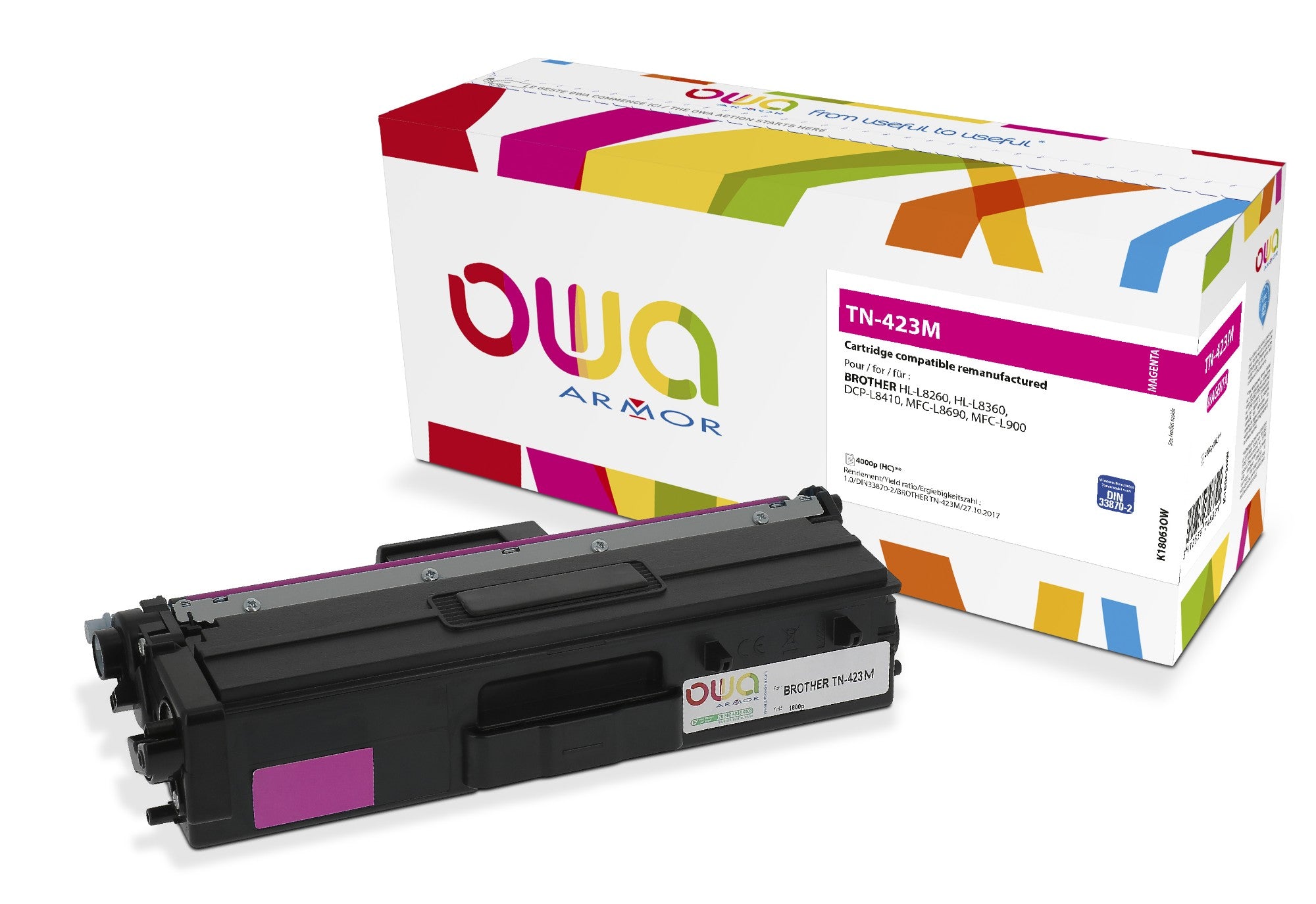 Armor K18063OW toner cartridge 1 pc(s) Compatible Magenta  - Printers & Scanners - Armor