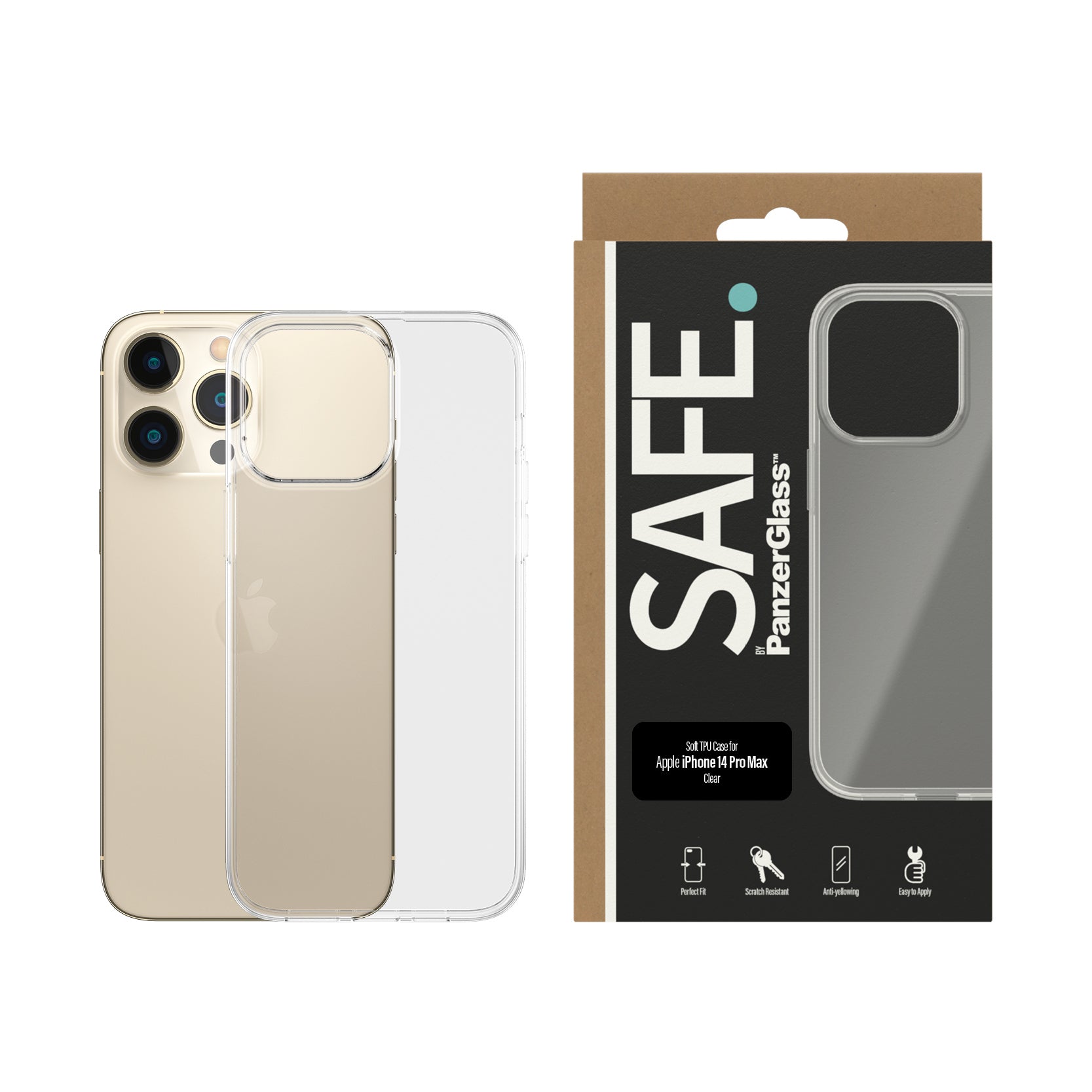 PanzerGlass SAFE. by ® TPU Case Apple iPhone 14 Pro Max | Transparent