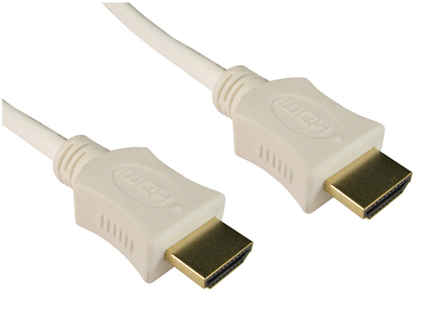 Cables Direct HDMI, 5m HDMI cable HDMI Type A (Standard) White  - Computer Cables - Cables Direct