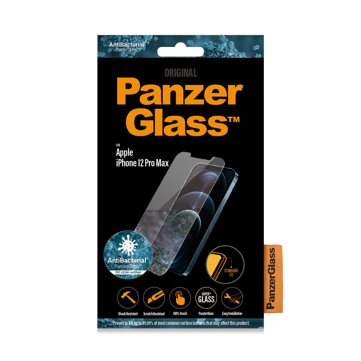 PanzerGlass ® Screen Protector Apple iPhone 12 Pro Max | Standard Fit