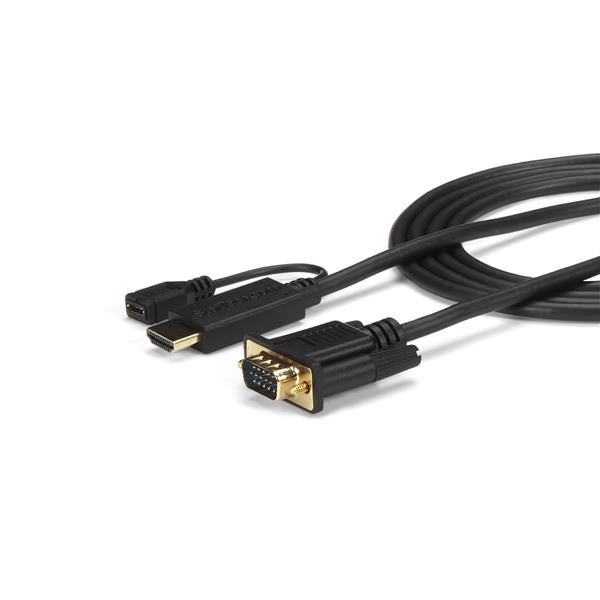 StarTech.com 6 ft HDMI to VGA Active Converter Cable - HDMI to VGA Adapter - 1920x1200 or 1080p