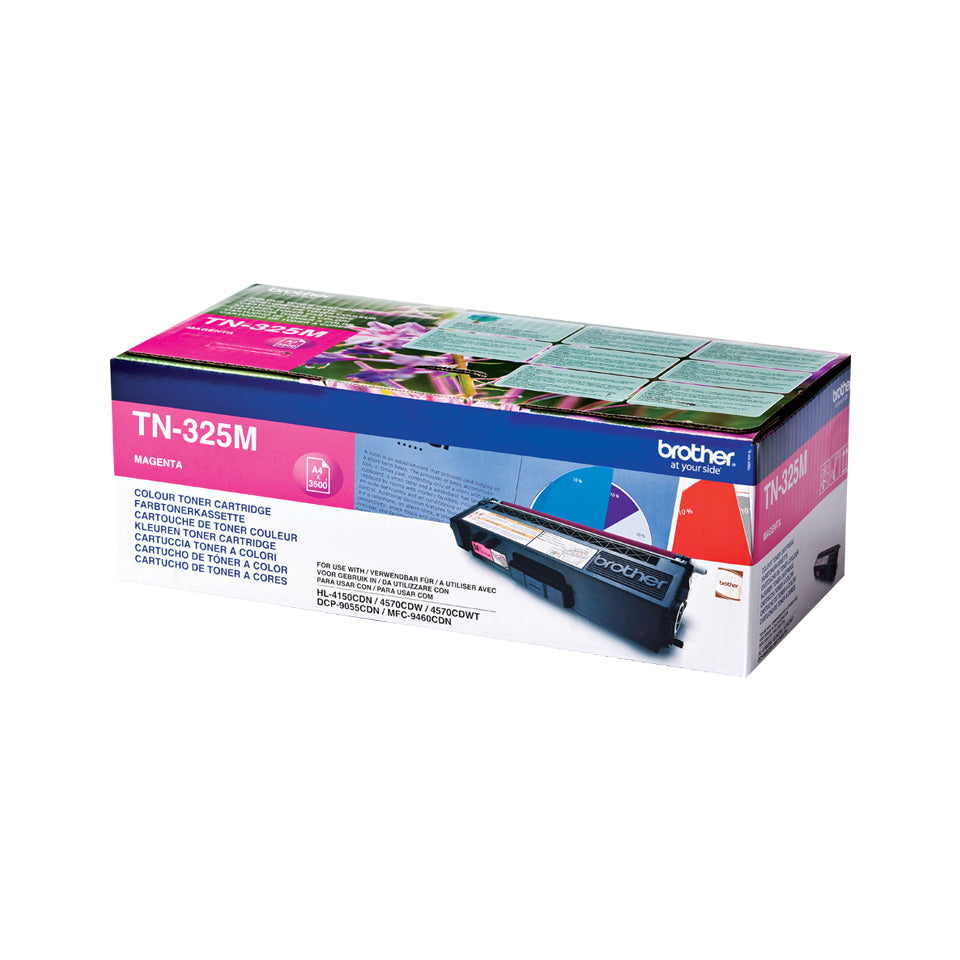 Brother TN-325M Toner magenta high-capacity, 3.5K pages ISO/IEC 19798 for Brother HL-4150/4570