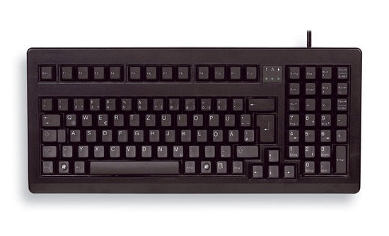 CHERRY G80-1800 Compact Corded Keyboard, Black, PS2/USB, (QWERTY - UK)  - Data Input Devices - CHERRY