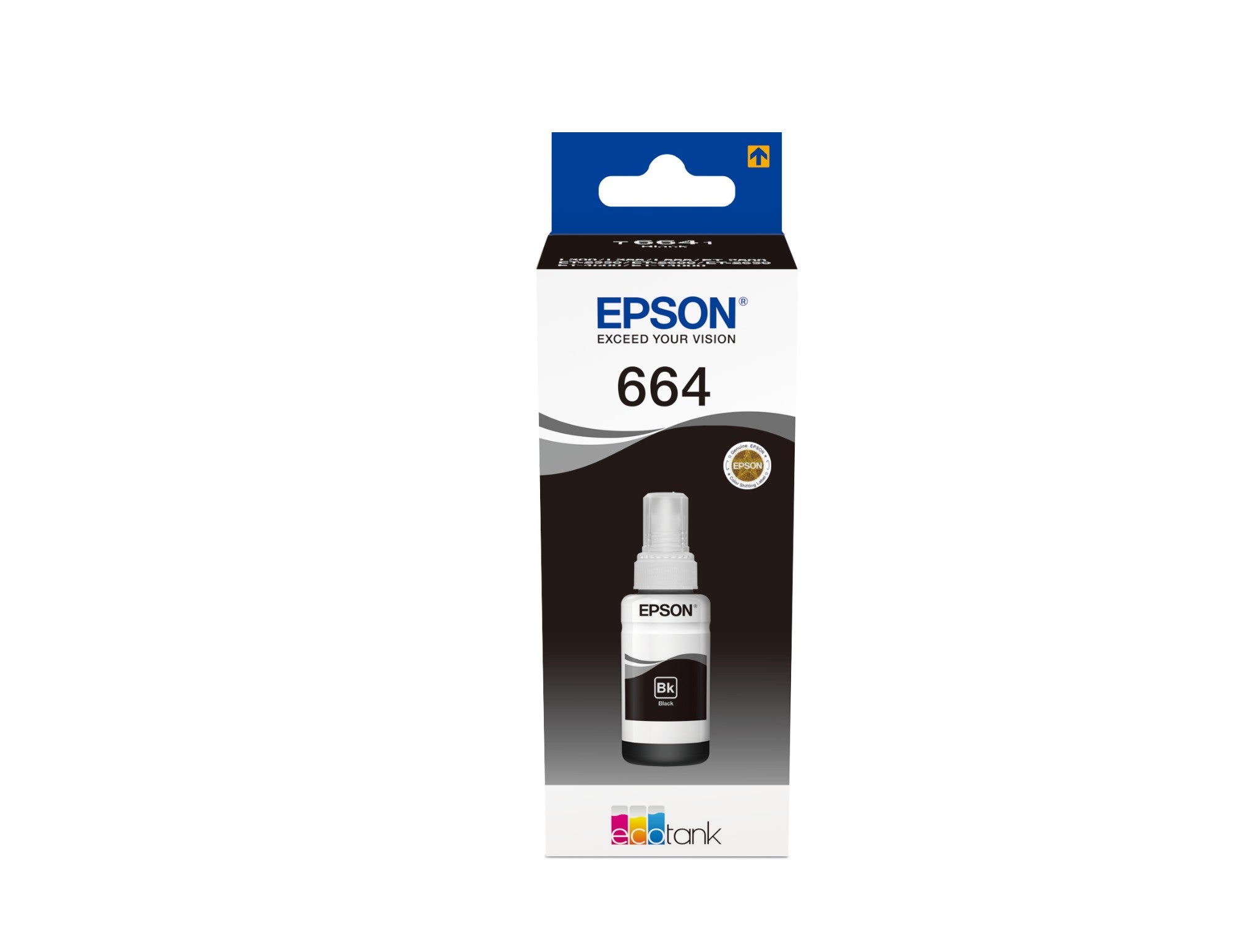 Epson C13T664140/664 Ink bottle black, 4K pages 70ml for Epson L 300