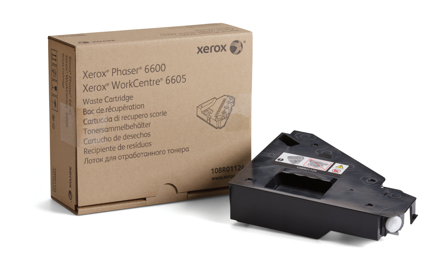 Xerox 108R01124 Toner waste box, 30K pages for Xerox Phaser 6600/VersaLink C 400/WC 6655  - Printers & Scanners - Xerox