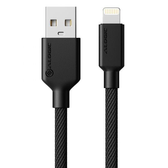ALOGIC ELPA8P02-BK mobile phone cable Black 2 m USB A Lightning
