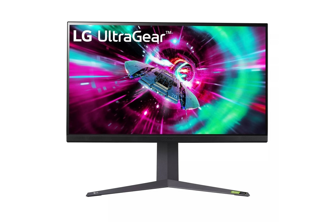 LG 32GR93U-B computer monitor 80 cm (31.5") 3840 x 2160 pixels 4K Ultra HD LCD Black, Grey, Purple  - Monitors & Accessories - LG