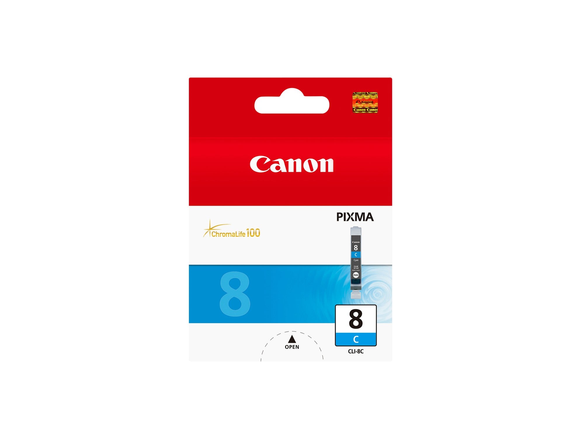 Canon 0621B001/CLI-8C Ink cartridge cyan, 420 pages ISO/IEC 24711 13ml for Canon Pixma IP 3300/4200/6600/MP 960/Pro 9000