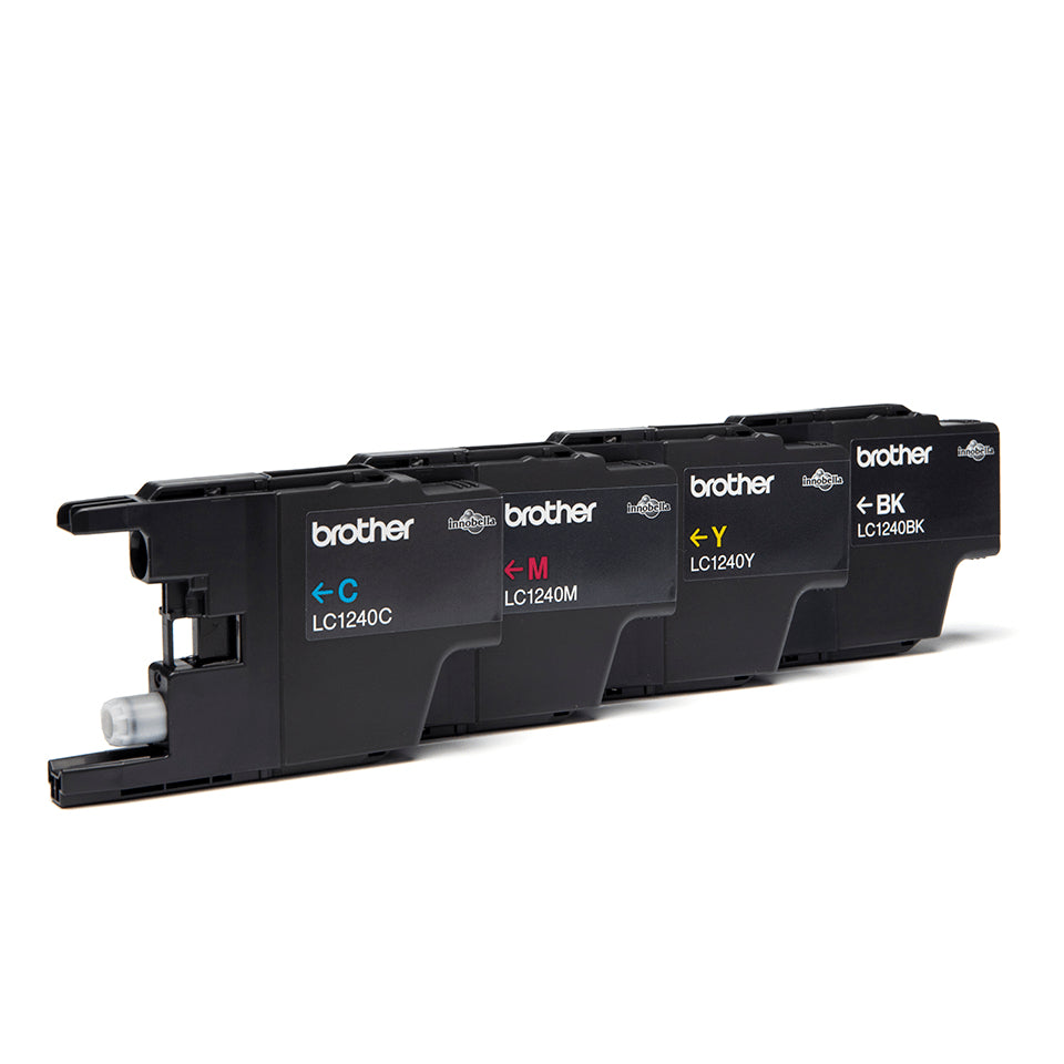 Brother LC-1240VALBP Ink cartridge multi pack Bk,C,M,Y, 4x600 pages ISO/IEC 24711 Pack=4 for Brother DCP-J 525/MFC-J 6510