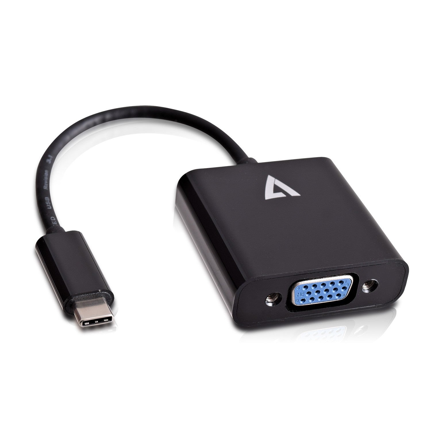 USB-C male to VGA female Adapter Black