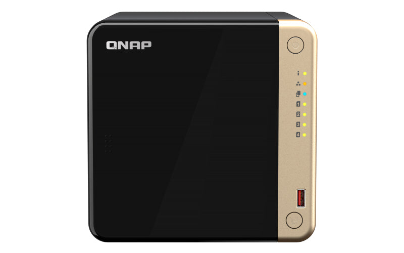 QNAP TS-464 NAS Tower Ethernet LAN Black N5095