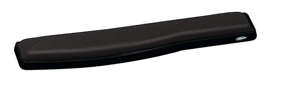 Fellowes Keyboard Wrist Rest - Premium Gel Wrist Rest with Non Skid Rubber Base - Adjustable Ergonomic Wrist Support for Computer, Laptop, Home Office Use - Black