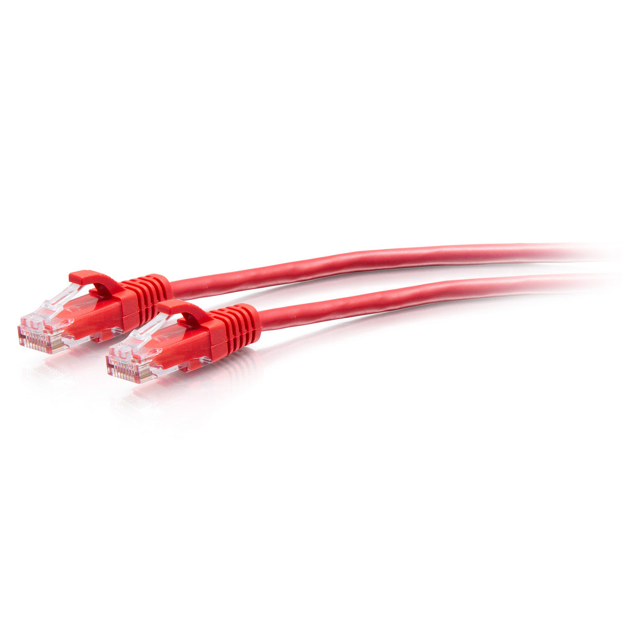 1.5m Cat6a Snagless Unshielded (UTP) Slim Ethernet Patch Cable - Red