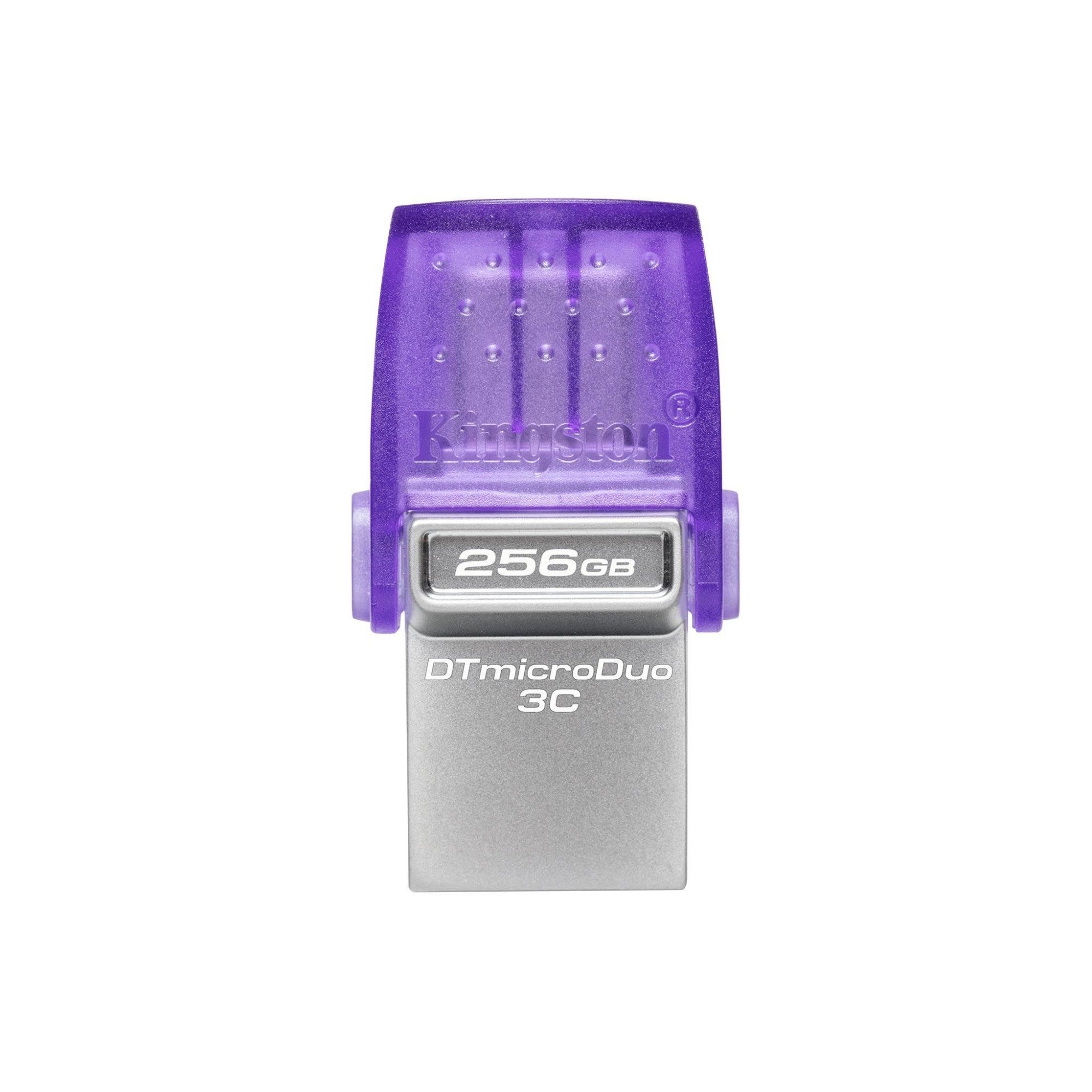 Kingston Technology DataTraveler 256GB microDuo 3C 200MB/s dual USB-A + USB-C  - Data Storage - Kingston Technology