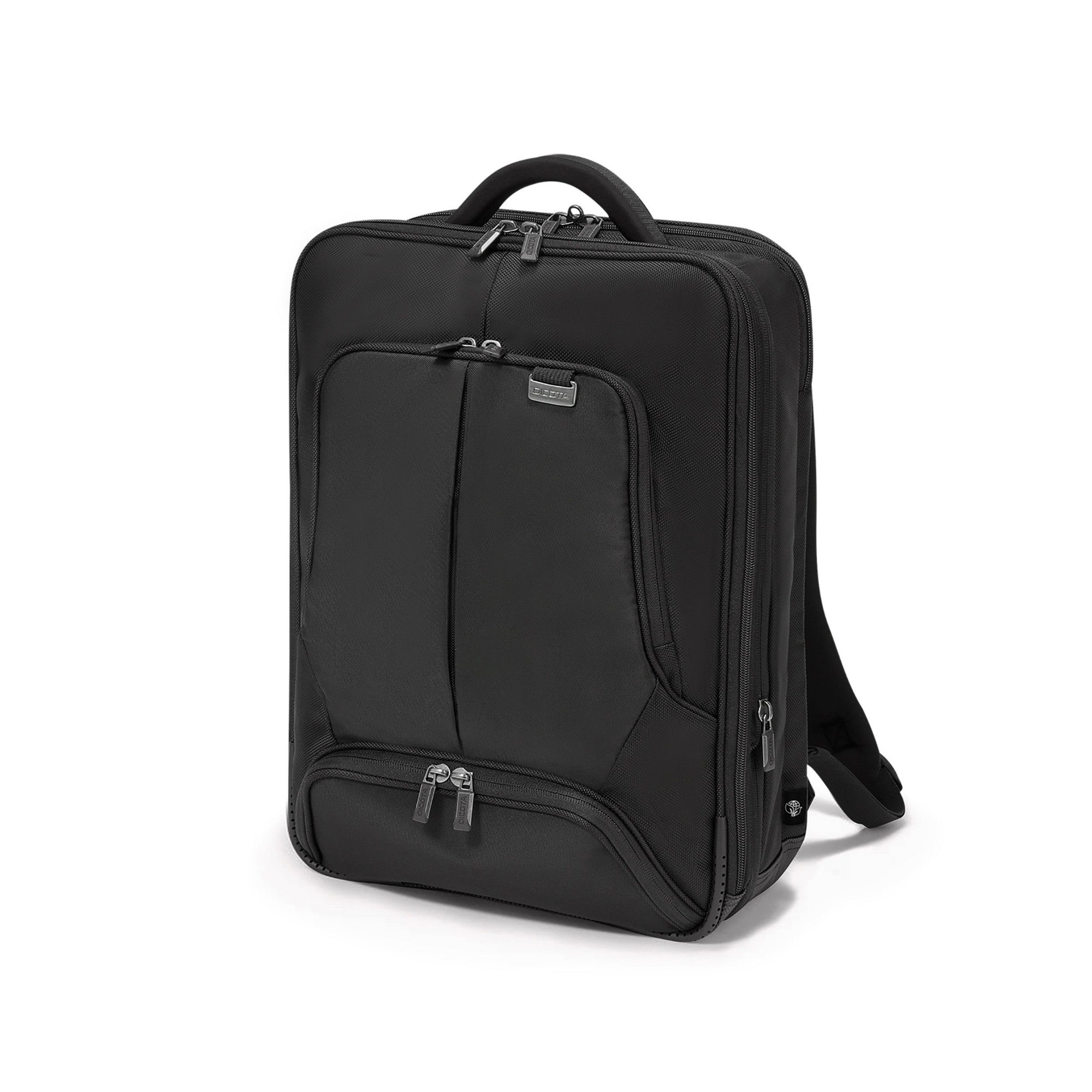 DICOTA Eco PRO backpack Black Polyester, Polyethylene terephthalate (PET)