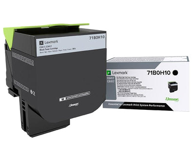 Lexmark 71B0H10 Toner-kit black, 6K pages ISO/IEC 19752 for Lexmark CS 417  - Printers & Scanners - Lexmark