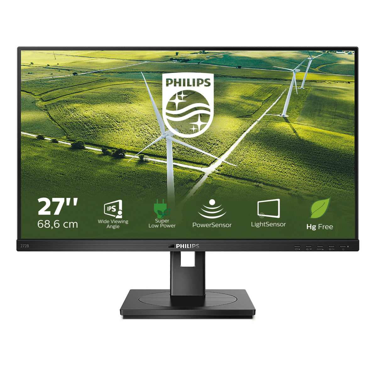 Philips B Line 272B1G/00 LED display 68.6 cm (27") 1920 x 1080 pixels Full HD Black  - Monitors & Accessories - Philips