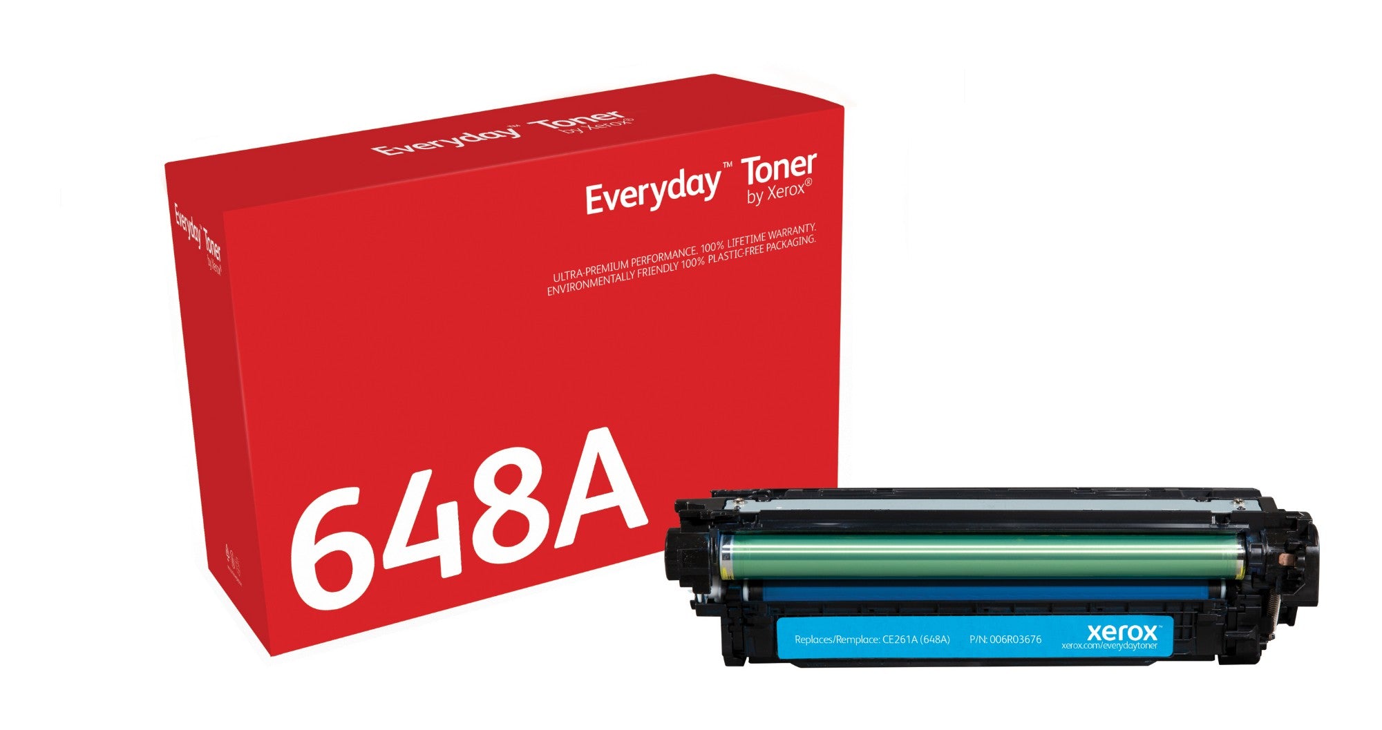 Everyday™ Cyan Toner by Xerox compatible with HP 648A (CE261A)