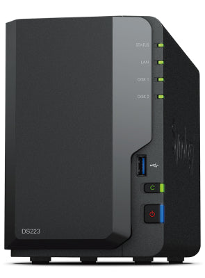 Synology DiskStation DS223 NAS/storage server Desktop Realtek RTD1619B 2 GB DDR4  - Data Storage - Synology