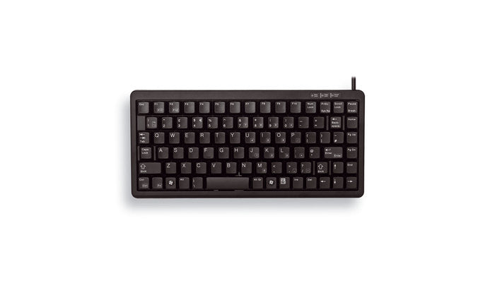 CHERRY G84-4100 COMPACT KEYBOARD Corded, USB/PS2 Black, (QWERTY - UK)  - Data Input Devices - CHERRY