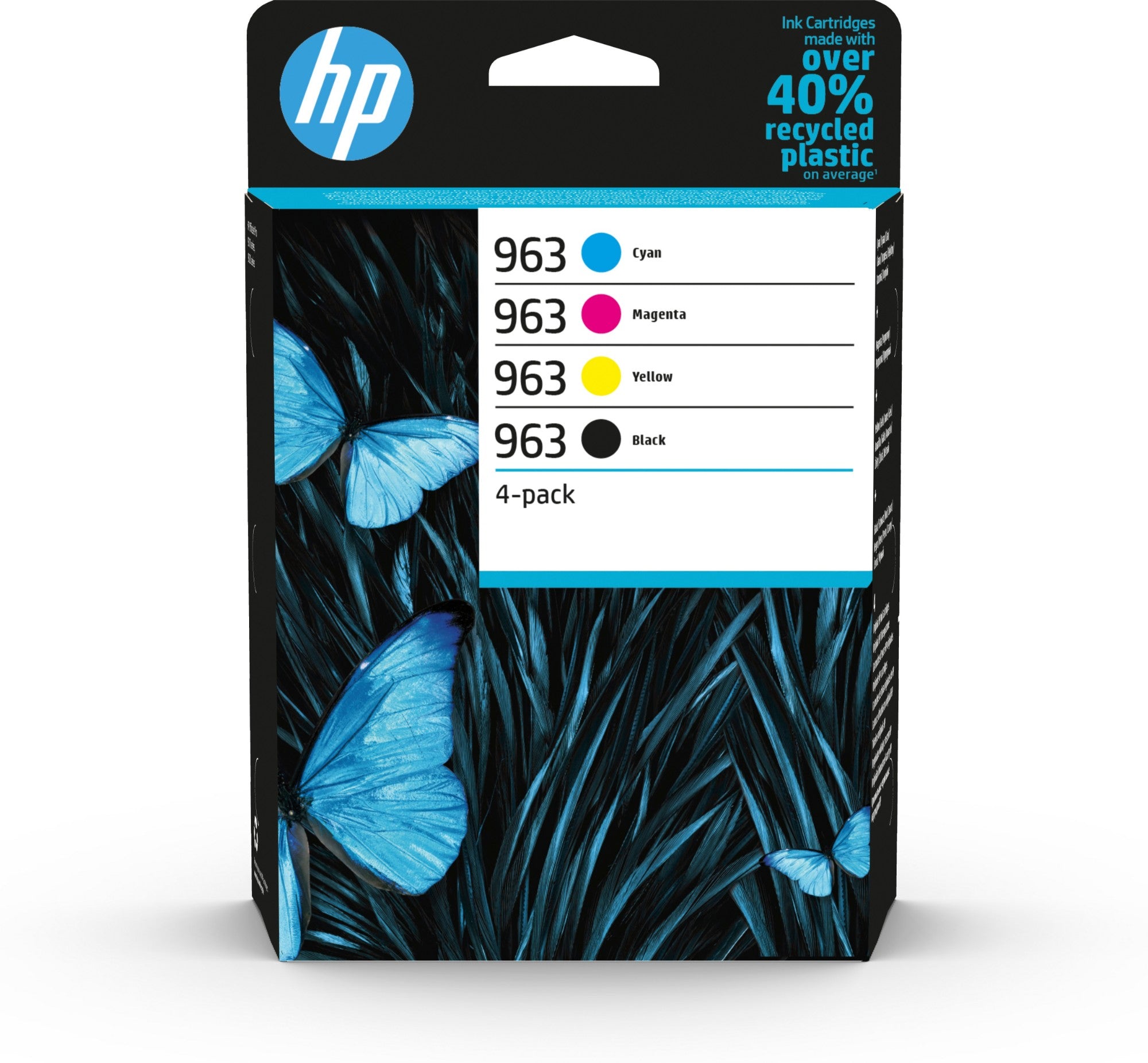 HP 6ZC70AE/963 Ink cartridge multi pack Bk,C,M,Y 24,09ml + 3x10,7ml Pack=4 for HP OJ Pro 9010/e/9020/9020 e  - Printers & Scanners - HP