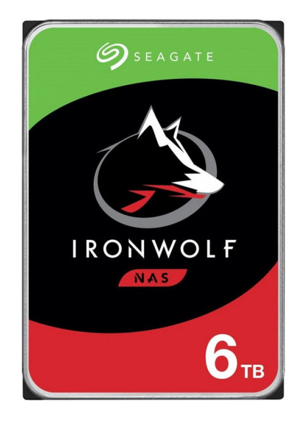 Seagate IronWolf ST6000VN001 internal hard drive 3.5" 6 TB Serial ATA III  - Data Storage - Seagate