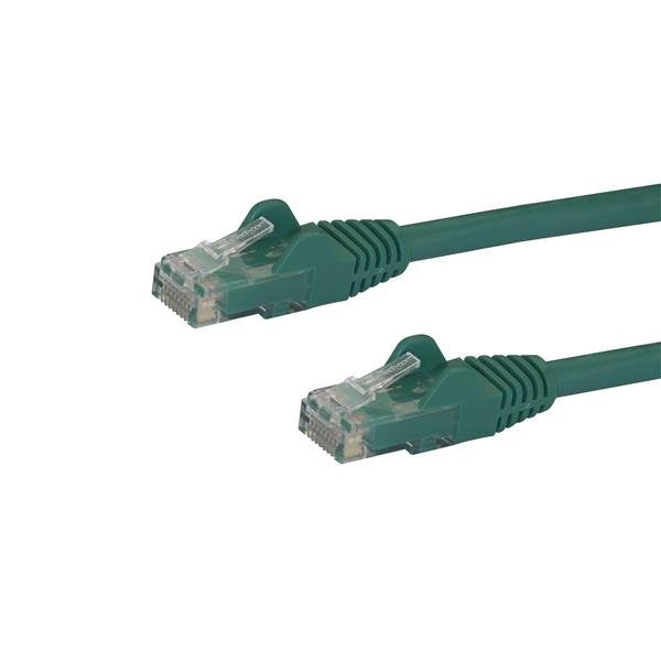 StarTech.com 2m CAT6 Ethernet Cable - Green CAT 6 Gigabit Ethernet Wire -650MHz 100W PoE RJ45 UTP Network/Patch Cord Snagless w/Strain Relief Fluke Tested/Wiring is UL Certified/TIA