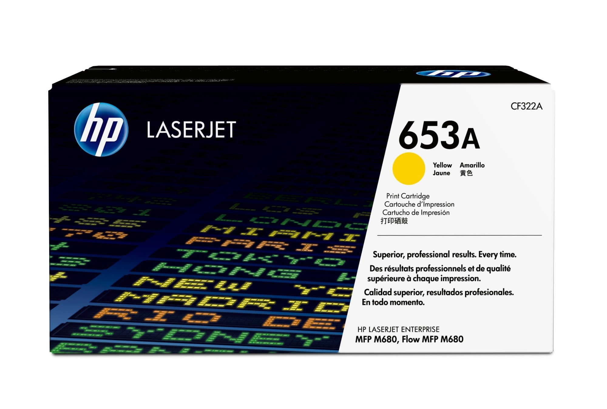 HP CF322A/653A Toner cartridge yellow, 16.5K pages ISO/IEC 19798 for HP Color LaserJet M 680
