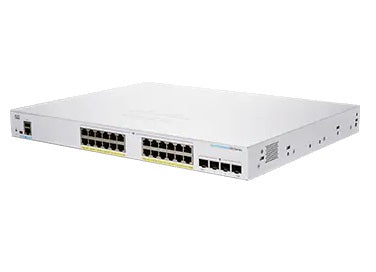 Cisco Business CBS250-24FP-4G Smart Switch | 24 Port GE | Full PoE | 4x1G SFP | Limited Lifetime Protection (CBS250-24FP-4G)