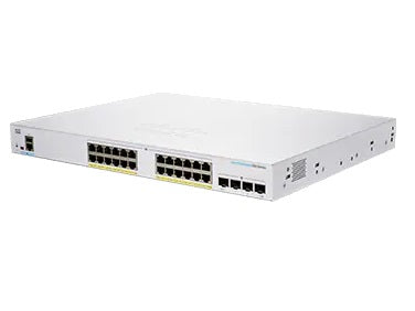 Cisco Business CBS250-24P-4G Smart Switch | 24 Port GE | PoE | 4x1G SFP | Limited Lifetime Protection (CBS250-24P-4G)