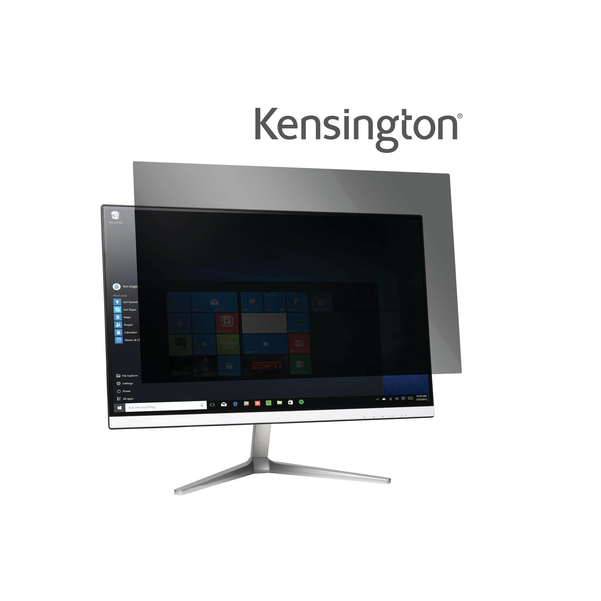 Kensington Privacy Screen Filter 2 Way Removable 34" Wide 21:9  - Monitors & Accessories - Kensington