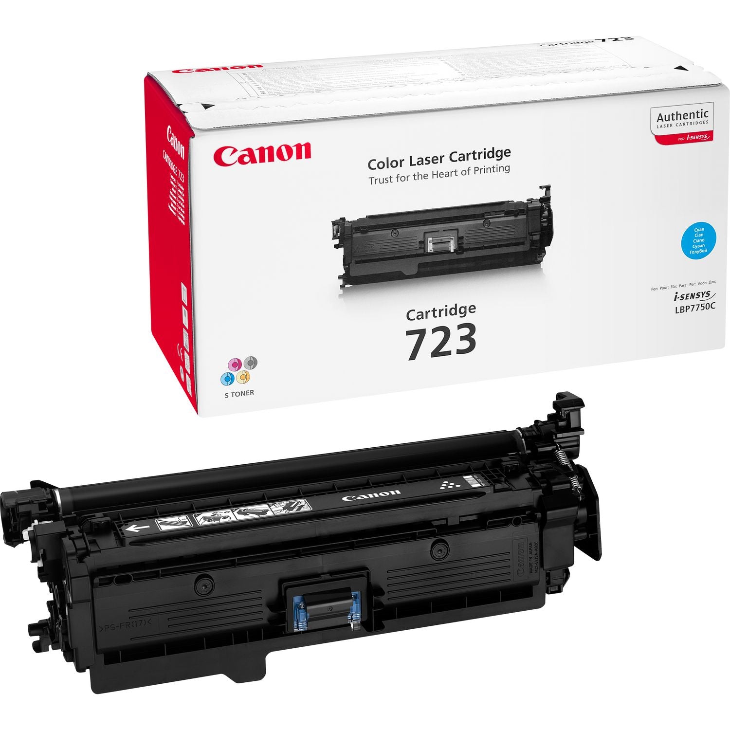 Canon 2643B002/723C Toner cartridge cyan, 8.5K pages ISO/IEC 19798 for Canon LBP-7750