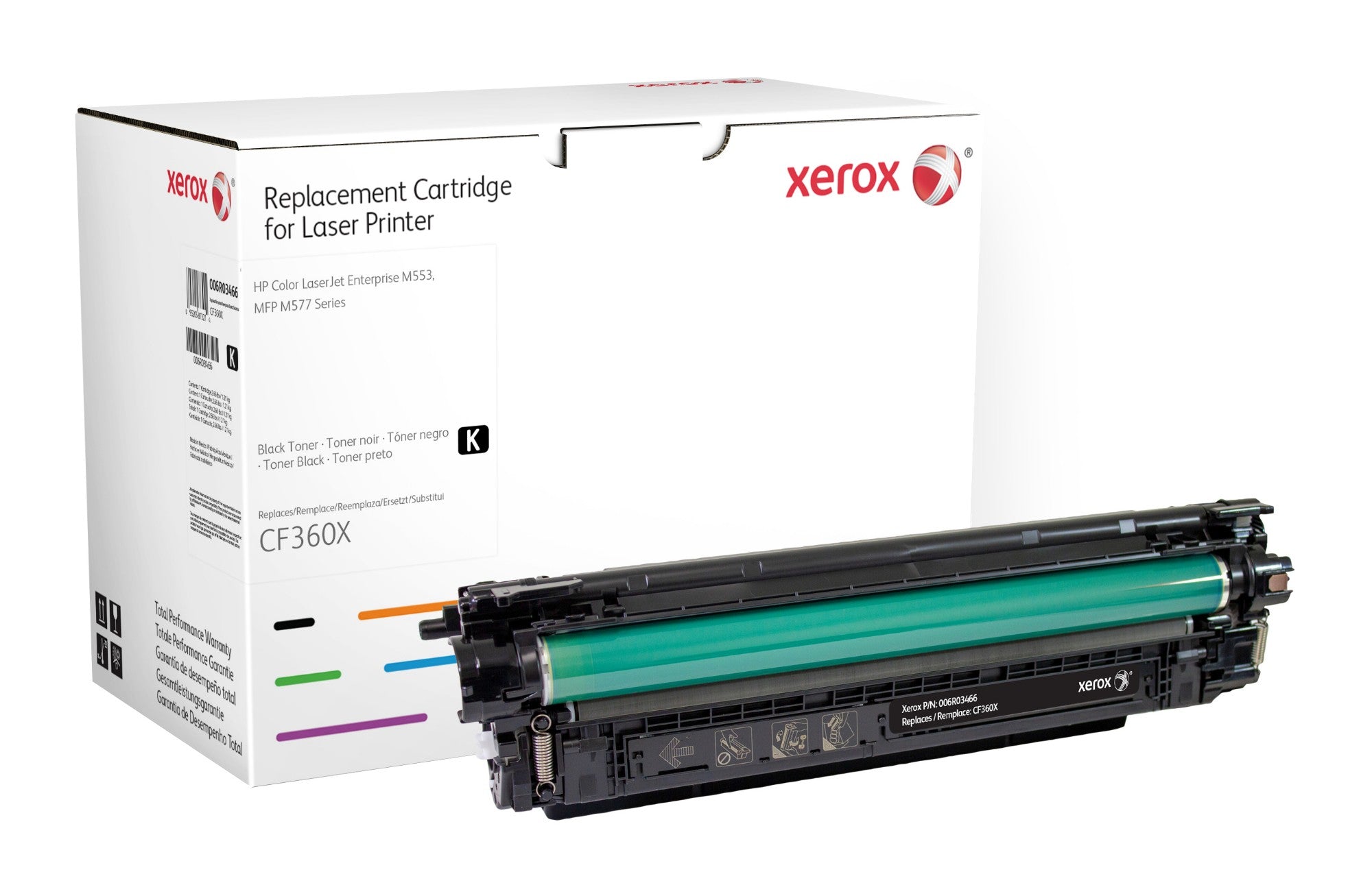 Xerox 006R03466 Toner cartridge black, 12.5K pages (replaces HP 508X/CF360X) for HP CLJ M 552