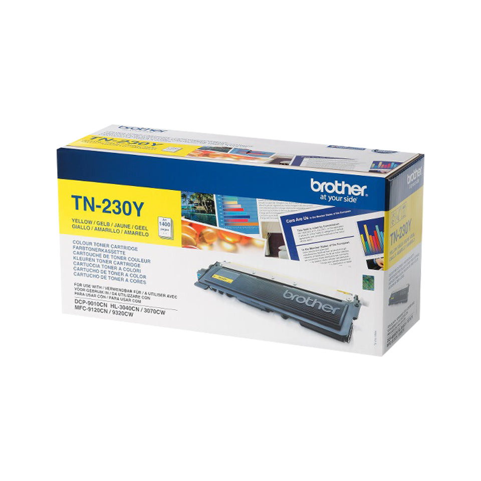 Brother TN-230Y Toner-kit yellow, 1.4K pages ISO/IEC 19798 for Brother HL-3040 CN  - Printers & Scanners - Brother