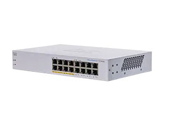 Cisco Business CBS110-16PP-D Unmanaged Switch | 16 Port GE | Partial PoE | Limited Lifetime Protection (CBS110-16PP-D)  - Networking - Cisco