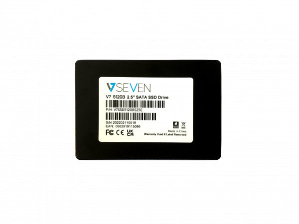 V7 V7SSD512GBS25E internal solid state drive 2.5" 512 GB Serial ATA III 3D TLC