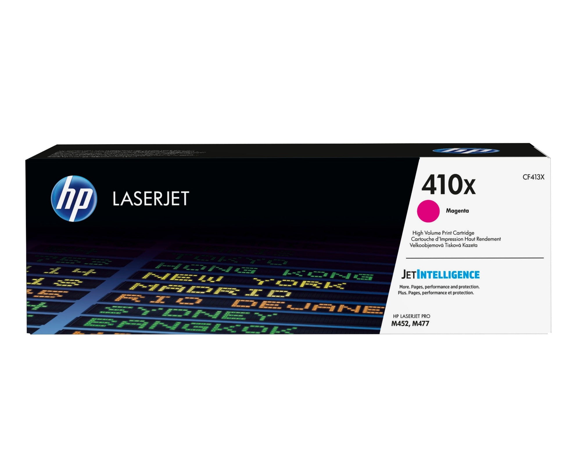 HP CF413X/410X Toner cartridge magenta high-capacity, 5K pages ISO/IEC 19798 for HP Pro M 452